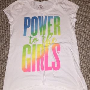Power to the girls tee